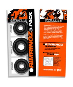 Alternative view of Oxballs Rimringz Multi Size 3-Pack Black