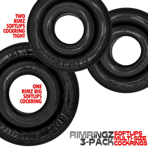 Oxballs Rimringz Multi Size 3-Pack Black - Image 3