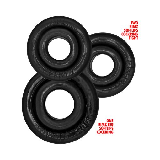Oxballs Rimringz Multi Size 3-Pack Black - Image 4