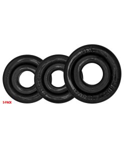 Oxballs Rimringz Multi Size 3-Pack Black