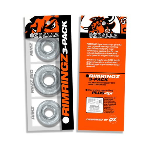 Oxballs Rimringz Multi Size 3-Pack Clear - Image 2
