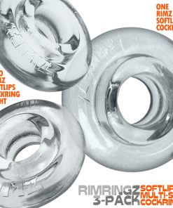 Oxballs Rimringz Multi Size 3-Pack Clear