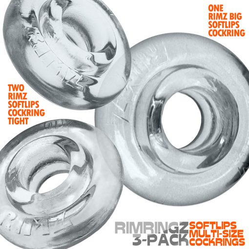 Oxballs Rimringz Multi Size 3-Pack Clear - Image 3