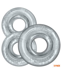 Oxballs Rimringz Multi Size 3-Pack Clear