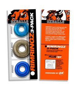 Alternative view of Oxballs Rimringz Multi Size 3-Pack Cool Blues