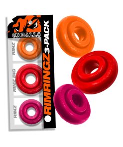 Oxballs Rimringz Multi Size 3-Pack Fire Hots