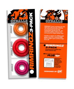 Alternative view of Oxballs Rimringz Multi Size 3-Pack Fire Hots