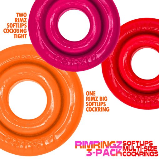 Oxballs Rimringz Multi Size 3-Pack Fire Hots - Image 3
