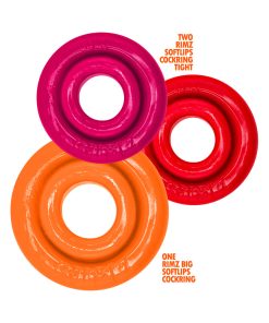 Oxballs Rimringz Multi Size 3-Pack Fire Hots 10 Oxballs Rimringz Multi Size 3-Pack Fire Hots