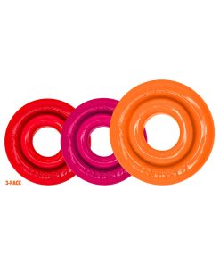 Oxballs Rimringz Multi Size 3-Pack Fire Hots 12 Oxballs Rimringz Multi Size 3-Pack Fire Hots