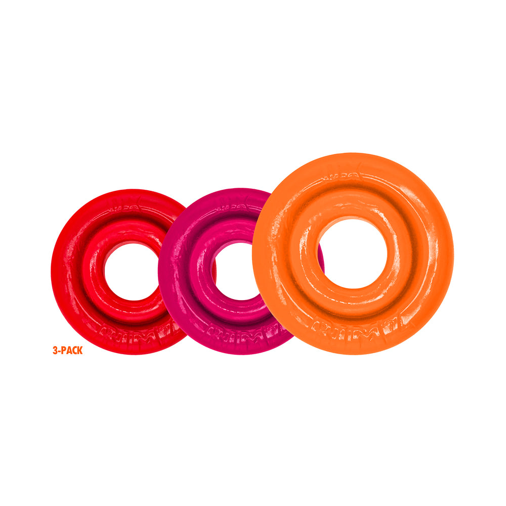 Oxballs Rimringz Multi Size 3-Pack Fire Hots 6 Oxballs Rimringz Multi Size 3-Pack Fire Hots - Image 6