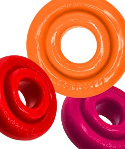 Oxballs Rimringz Multi Size 3-Pack Fire Hots 13 Oxballs Rimringz Multi Size 3-Pack Fire Hots