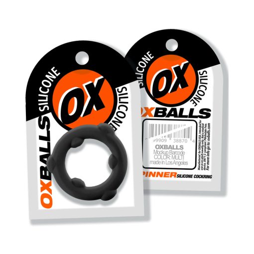 Oxballs Spinner Single Silicone Ring Black - Image 2