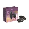 We-Vibe Chorus Pro Satin Black couples vibrator with Fusion Wave Technology and Haptic Squeeze Remote – body-safe silicone rechargeable design