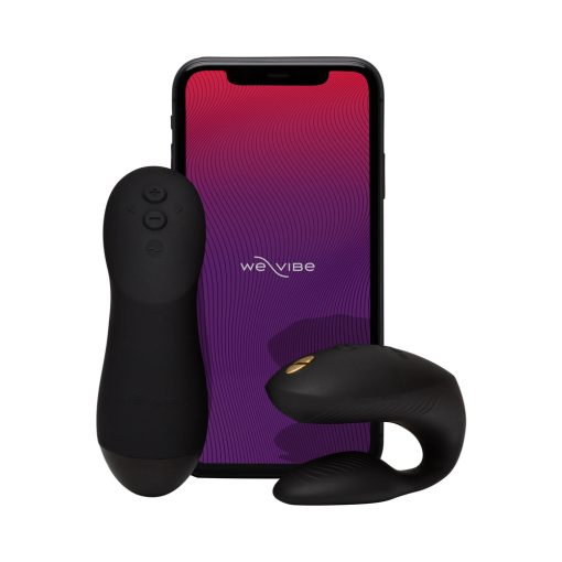 We-Vibe Chorus Pro Satin Black – App-Controlled Couples Vibrator - Image 4