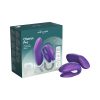 We-Vibe Chorus Pro Cosmic Purple couples vibrator with Fusion Wave Technology and Haptic Squeeze Remote – body-safe silicone rechargeable design