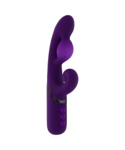 Evolved Pleasure Puff Purple – Inflatable Dual Vibrator with Expandable Shaft