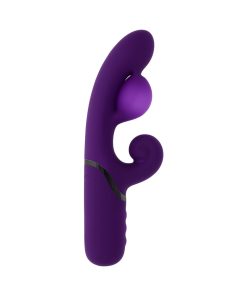 Evolved Pleasure Puff Purple – Inflatable Dual Vibrator with Expandable Shaft
