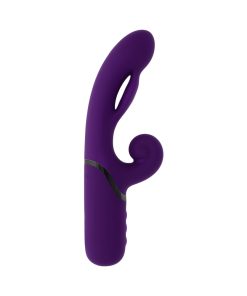 Evolved Pleasure Puff Purple – Inflatable Dual Vibrator with Expandable Shaft