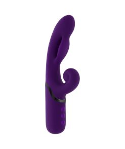 Evolved Pleasure Puff Purple – Inflatable Dual Vibrator with Expandable Shaft