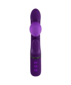 Evolved Pleasure Puff Purple – Inflatable Dual Vibrator with Expandable Shaft