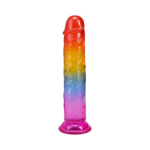 Crystal Jellies 7 In. Dong Rainbow - Image 2