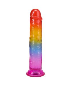 Crystal Jellies 7 In. Dong Rainbow