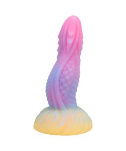 Vac-U-Lock X Fantasy Fuckers Glow-In-The-Dark Dragon'S Tongue Multi-Color