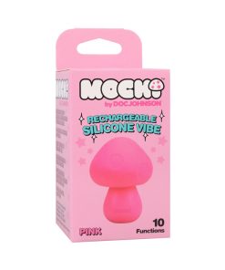 Mochi Mushroom Rechargeable Silicone Vibe Pink