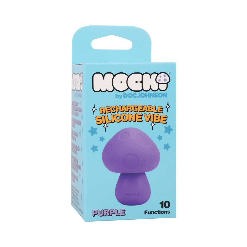 Mochi Mushroom Rechargeable Silicone Vibe Purple 1 Mochi Mushroom Rechargeable Silicone Vibe Purple