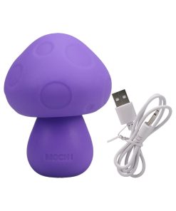 Mochi Mushroom Rechargeable Silicone Vibe Purple 13 Mochi Mushroom Rechargeable Silicone Vibe Purple