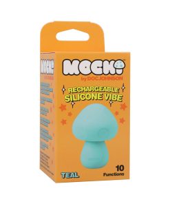 Mochi Mushroom Rechargeable Silicone Vibe Teal