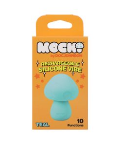 Mochi Mushroom Rechargeable Silicone Vibe Teal