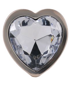 Booty Bling Heart Diamond Jeweled Metal Plug Gold Small 9 Booty Bling Heart Diamond Jeweled Metal Plug Gold Small