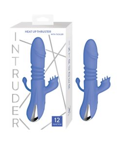 Intruder Heat Up Thruster With Tickler Blue