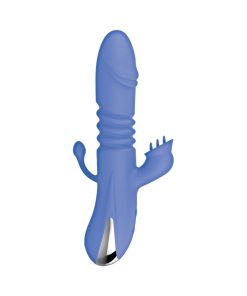 Intruder Heat Up Thruster With Tickler Blue
