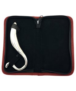 Rouge Stainless Steel Hollow Curved Wand In Case