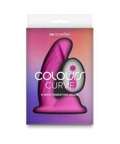 Colours Curve Vibrating 5 In. Dildo Pink