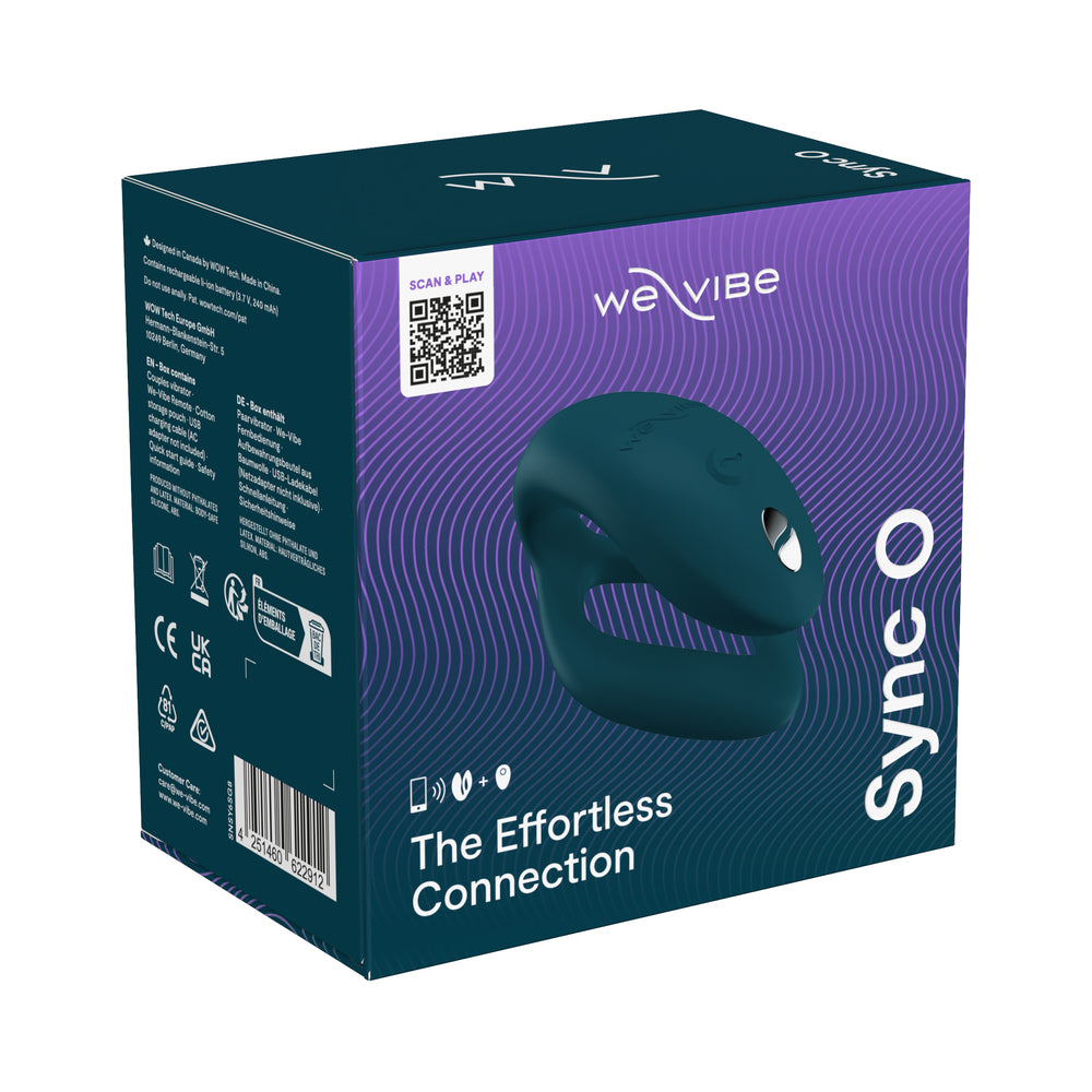 We-Vibe Sync O Rechargeable Remote Control Couples Vibrator Velvet Green 14 We-Vibe Sync O Rechargeable Remote Control Couples Vibrator Velvet Green - Image 14