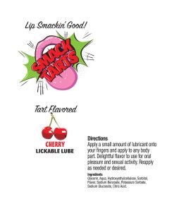 Alternative view of Smack Tarts Lickable Lube Sour Cherry 2 Oz.