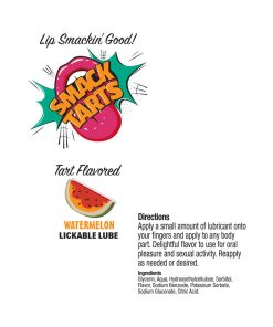 Alternative view of Smack Tarts Lickable Lube Sour Watermelon 2 Oz.
