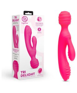 Together Tri Delight Dual-Ended Triple Stim Wand & Rabbit Vibrator
