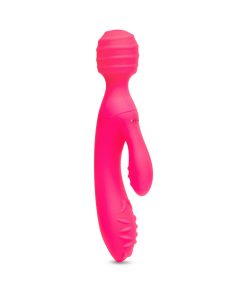Alternative view of Together Tri Delight Dual-Ended Triple Stim Wand & Rabbit Vibrator