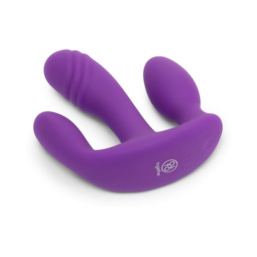 Together Blended Pleasure Remote Controlled Triple-Pronged Vibrator - Image 7