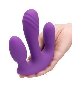 Together Blended Pleasure Remote Controlled Triple-Pronged Vibrator