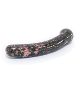 Chakrubs Anahata Curve Rhodonite Wand