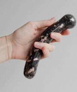 Chakrubs Anahata Curve Rhodonite Wand