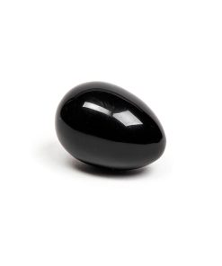 Alternative view of Chakrubs Xaga Yoni Egg Obsidian (Non-Drilled)