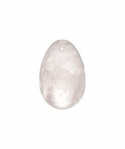 Chakrubs Prism Yoni Egg Clear Quartz (Drilled)