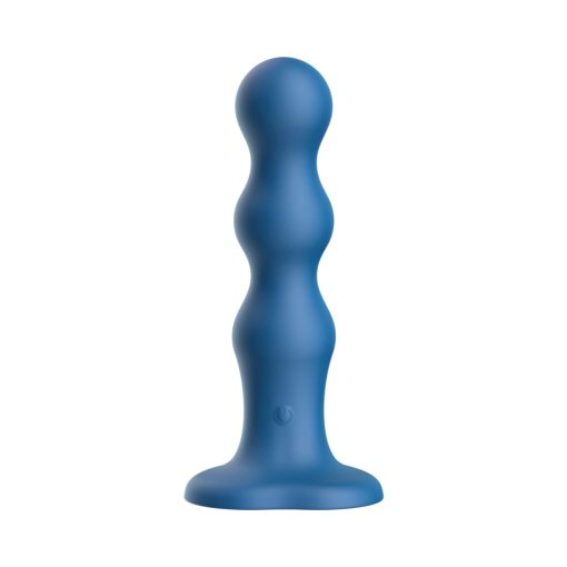 Luv Inc Bs38: Beaded Strap-On Luv Vibe Blue - Image 2